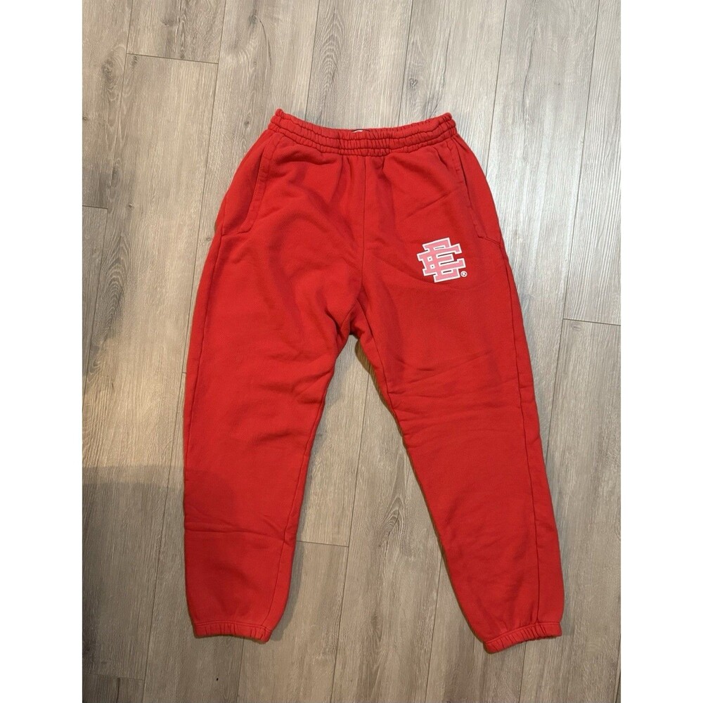 Eric Emanuel EE Red Sweatpants Men’s Size XL Large Joggers Made in New York